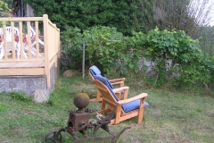 coin repos dans le jardin